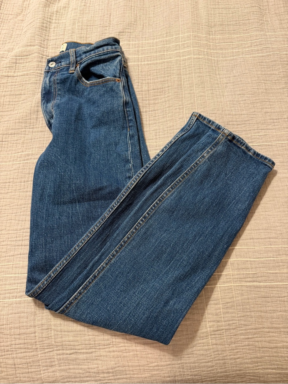 Abercrombie and Fitch Mom High Rise Denim Jeans